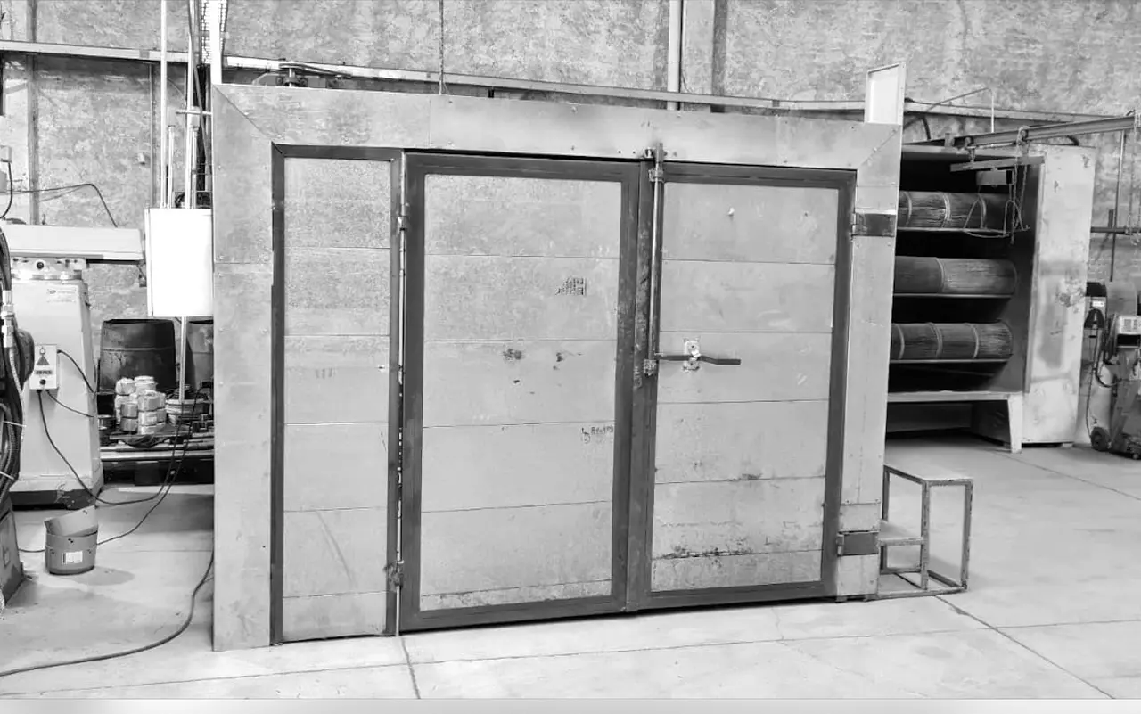 Horno de curado de doble puerta